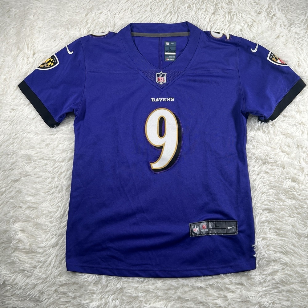 Justin Tucker Baltimore Ravens Nike Jersey NFL Football Large 14-16 Boys Kids